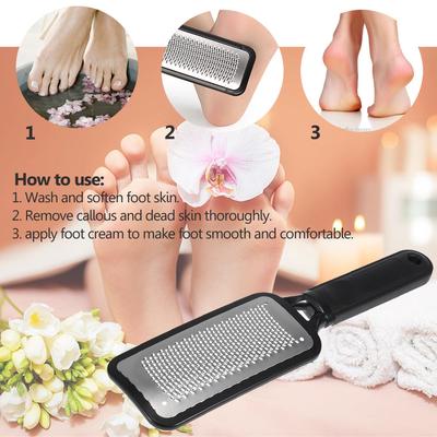 Large Foot Rasp Callous Hard Skin Remover Pedicure Foot File Stainless Steel Foot Grinding Tool