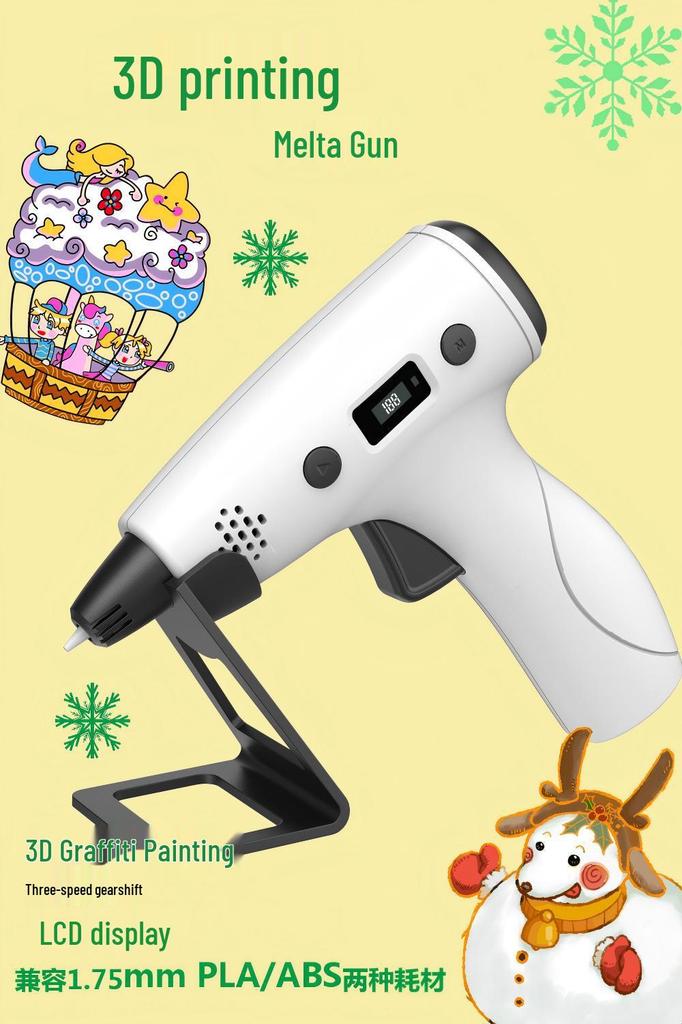 New 3D Graffiti Drawing Pen: Multifunctional DIY Hot Melt Printing for Children.