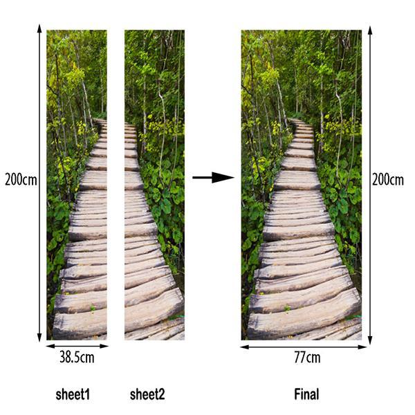 2 teile/satz 3D Rote Rose Sexy Frau Beine DIY Tür Kunst Wandbild Aufkleber Home Decor Wohnzimmer Selbst-klebe PVC Wand Aufkleber Poster