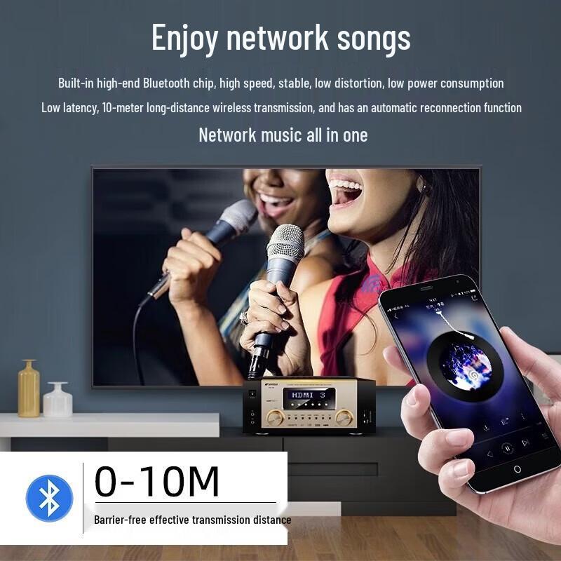 SANSUI DM-30A 7.1 Channel Home Theater AV Amplifier System CN Plug (adapter Included)