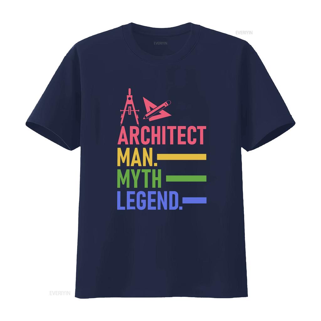 Funny ArchitecT T Shirt Architectural Humor For Architecture Unisex Myth Legend Vintage Washed Stretched Graphic Breathable
