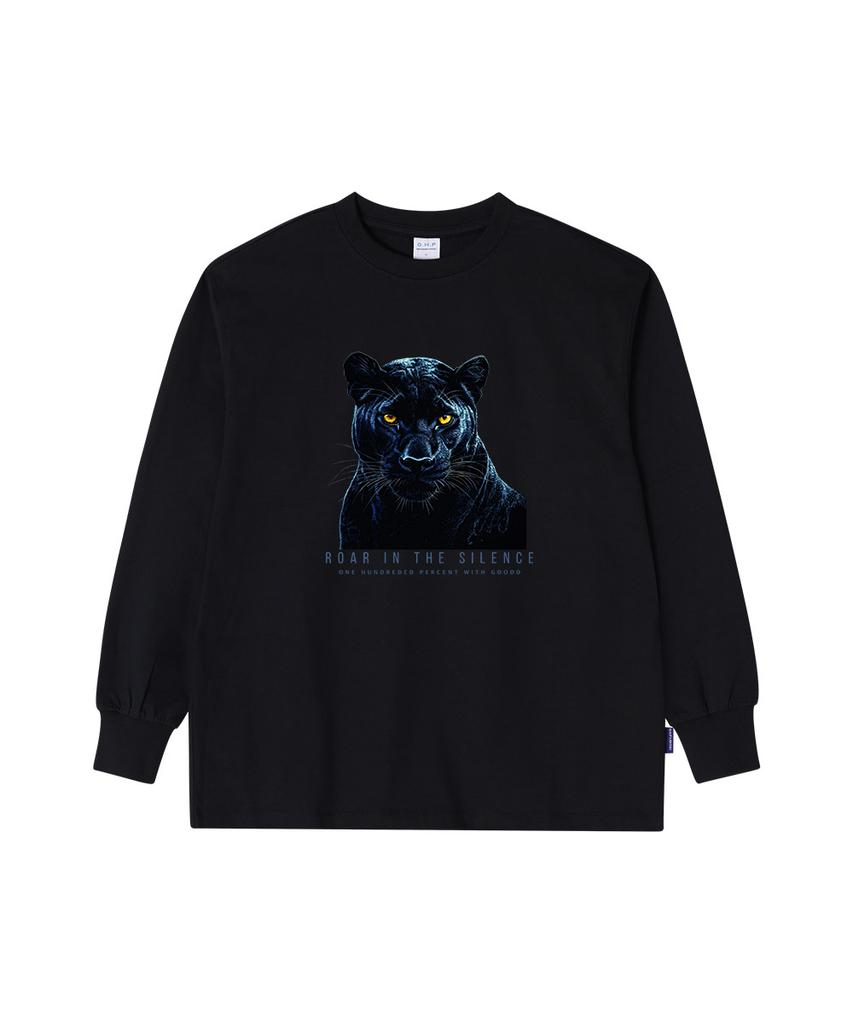 OHP Ohpxgoodd4 Roar In Silence Crew Neck Long Sleeve T-Shirt