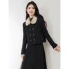 Elegant Women's Feather Down Collar Jacket