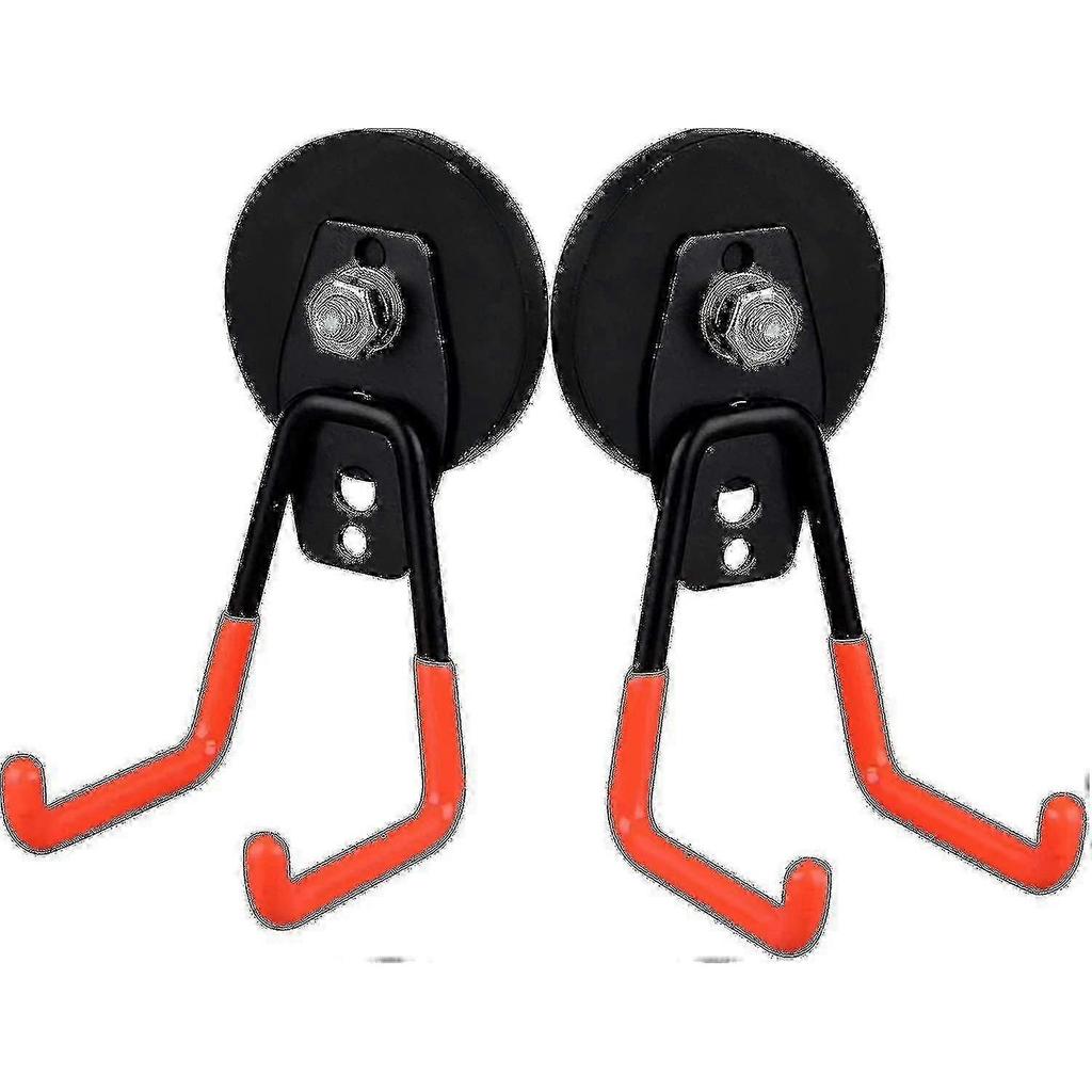 Set mit 2 robusten magnetischen Werkzeughaken für die Garage, starke Metallhaken für große Aufbewahrung, ideales Geschenk für Zuhause und Werkstatt