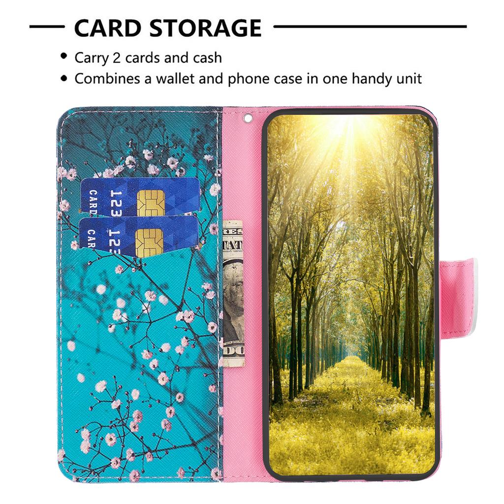 For Infinix Hot 30 Play NFC 4G PU Leather Wallet Case Pattern Printing Folio Phone Cover