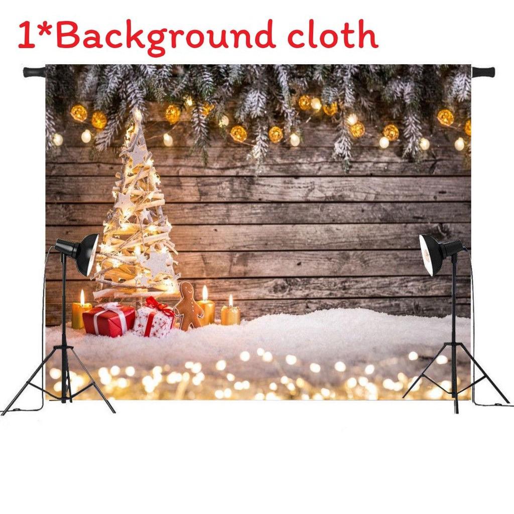 Tree Christmas Wood Photography Background Studio Photo Prop Decoration Backdrop