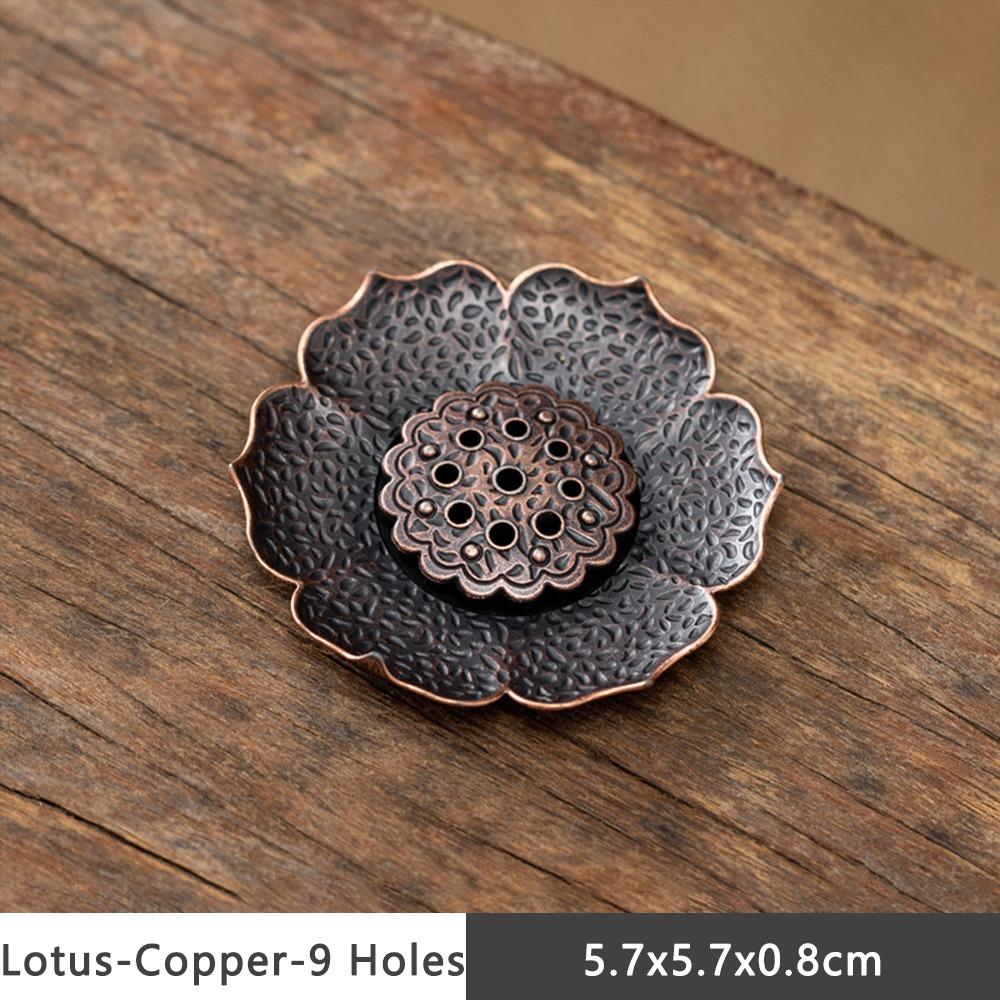 Lotus Shape Lotus Censer Multi-Hole Incense Tray Simple Incense Holder  Temples Home Office