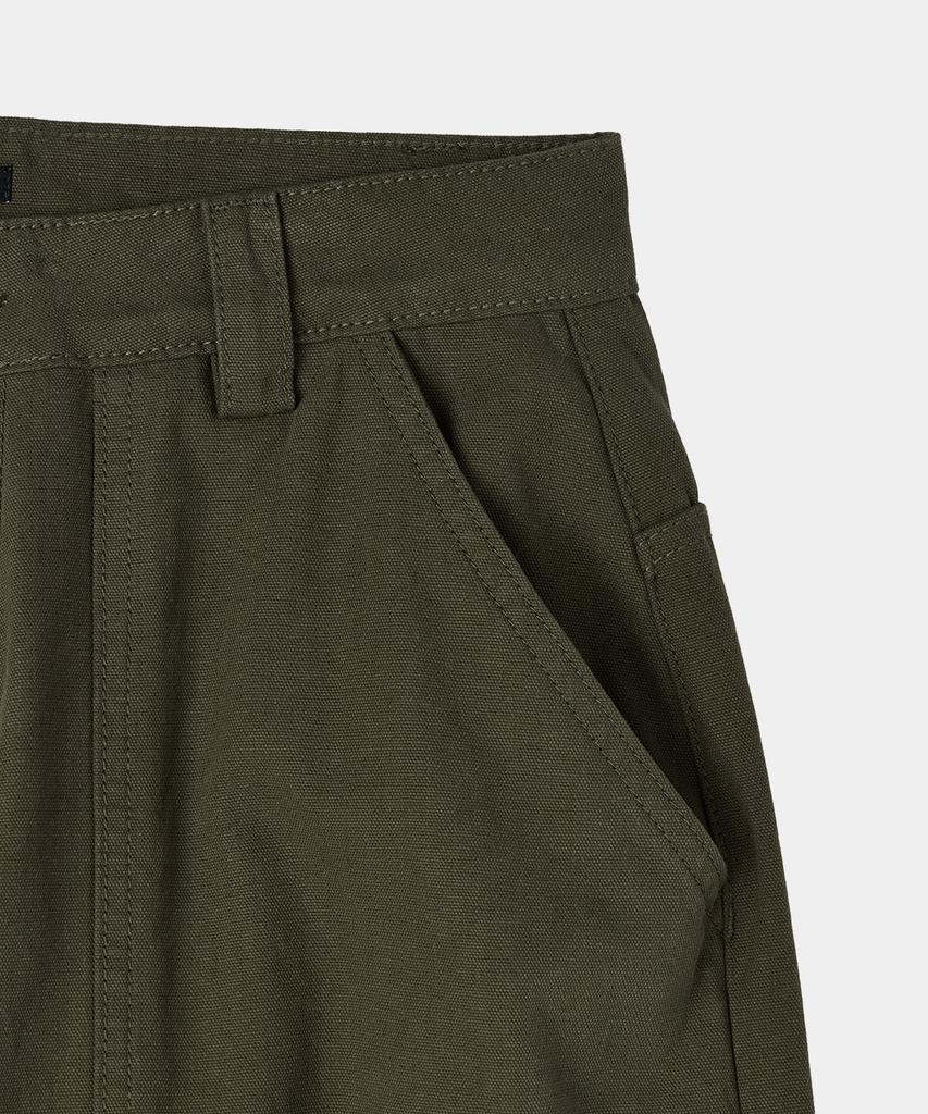 MAISON MINED Parachute Velcro Pants Khaki