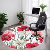 1 Stück Runder Teppich mit Blumenmuster für das Büro, Teppich für Büro, Gaming, Leichte Runde Bodenmatte yy260208014