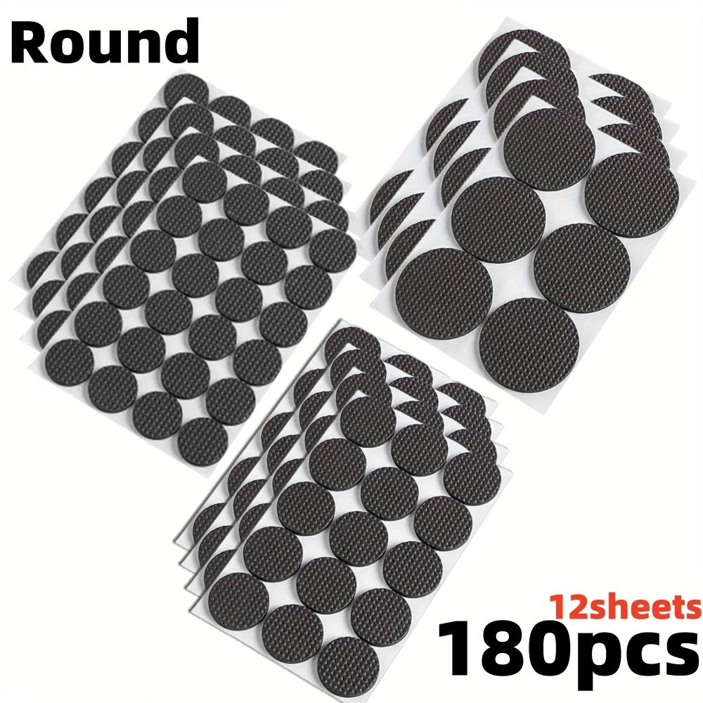12/180pcs Seat Furniture Silent Pads Table Chair Foot Protection Multi-functional Sticky Mat Set Anti-Slip Home Floor Protector