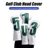 1 3 5 U Golf Club Protector PU Leather Wood Headcover Protective Cover Golf Head Cover  Hybrid UT