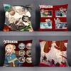 Bilibili Anime Delicious In Dungeon P Pillow Case Cover Square Sofa with for Pattern Comfortable Cushionsuitable of Room