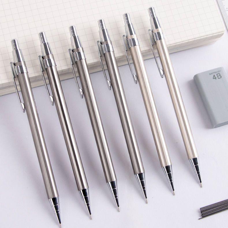 

Набор механических карандашей для экзаменов с грифелями 0,7/0,5 мм и ластиком для учеников начальной школы 1 box of lead