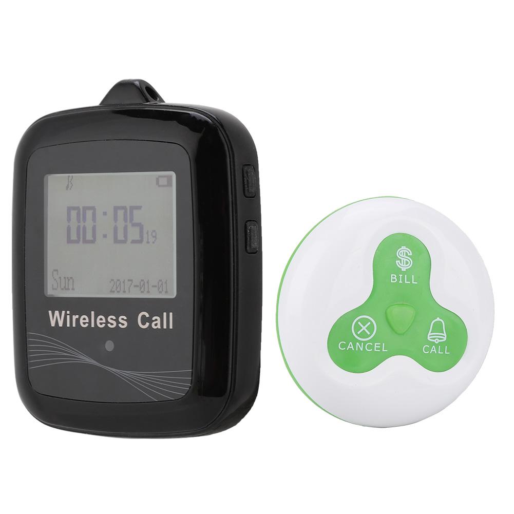 

Система пейджинга для ресторанов, черный мобильный приемник 10 шт., белый, зеленый, силиконовый пейджер UK Plug