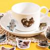 46pcs Cat Apprecia Stickers Set Mini Cute Cartoon Sticker Diary Album DIY Decoration Adhesive Gift Seal