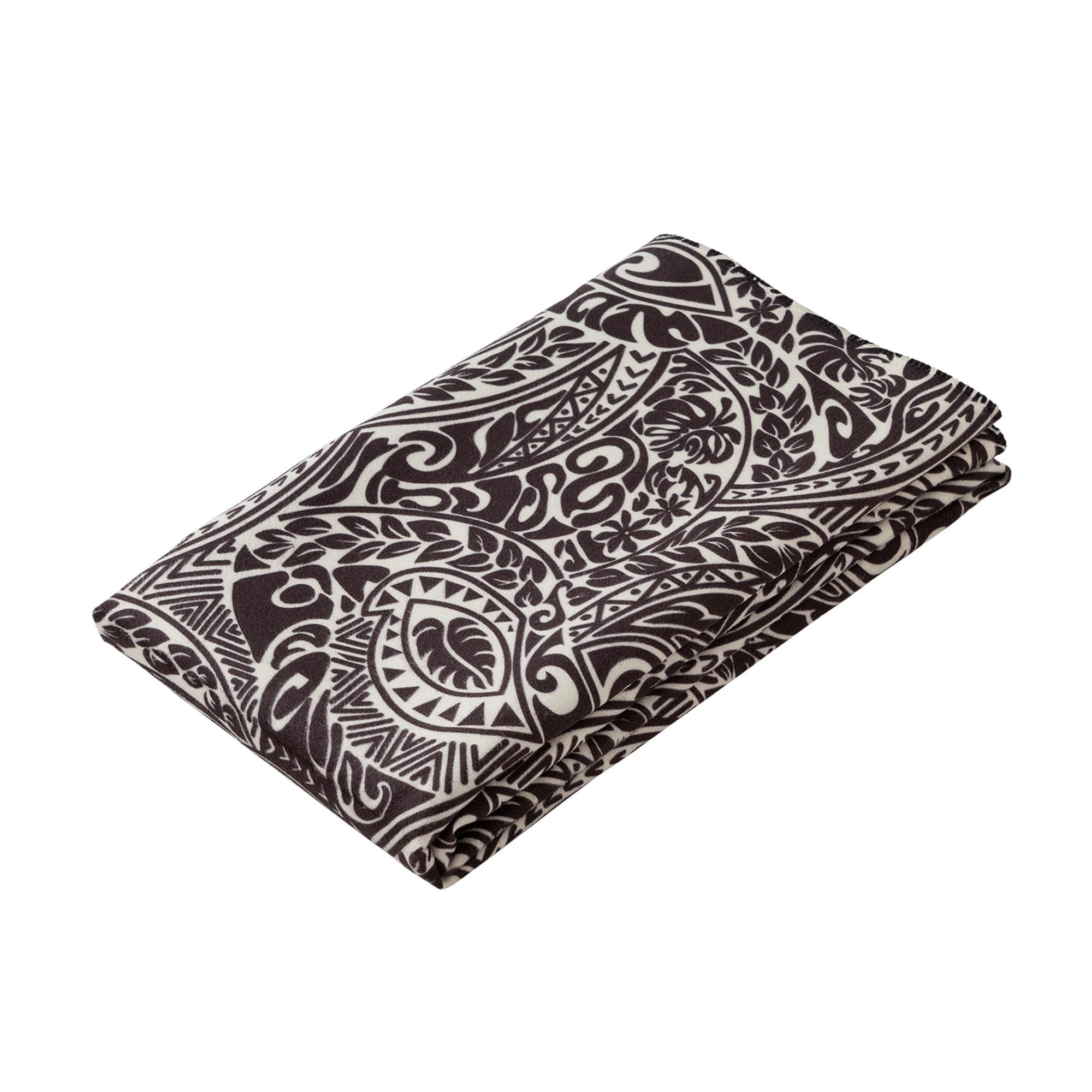 ASKA TOWEL Hawaiian Face Tahitian 40cm x 90cm (Asuka Towel) Quick-Drying Towel, Pattern, ASK-2AP-THT-WHT, White,