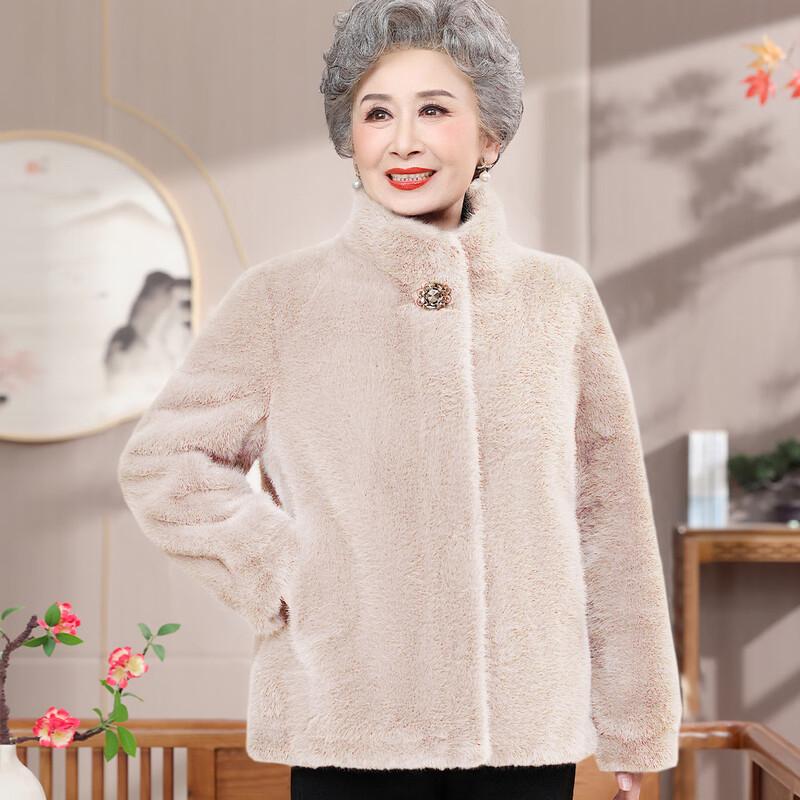 YUZHAOLIN Women s Faux Fur Lined Winter Jacket L
