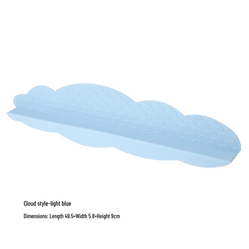 Korean Silicone Sink Splash Guard - Anti-Splash Strip with Suction Cup for Kitchen Countertops