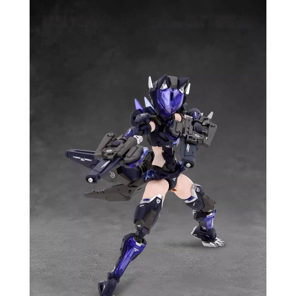 Syxlcygj 1/12 Nuke Matrix Cyber Forest Sniper Fox Hunting Vivian Moving Joint Model Kit