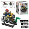 FC8168 V8 Racing Engine Building Block Model Science Educational Toy Kit for Boys DIY Assembly