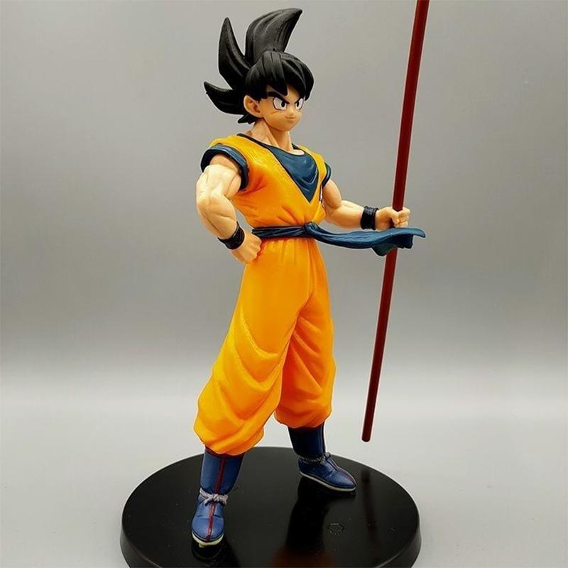 22 cm Goku Actionfigur Dragon Ball Son Goku Super Saiyan Animefigur Modell Gaver Samlefigurer for Barn