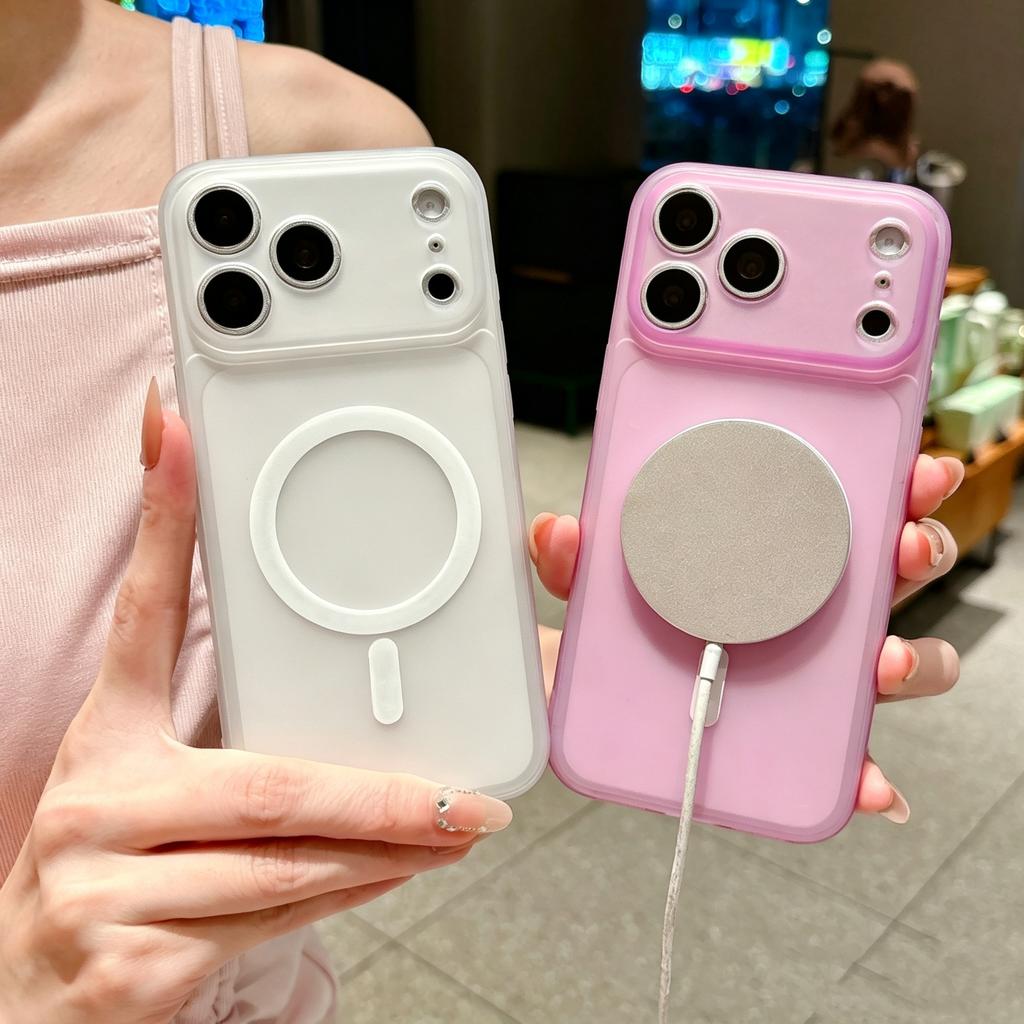 Couleur bonbon pour coque de téléphone Magsafe Pour Xiaomi Redmi 15 15C 14C 13C 13X 13 12C 12 10C 10A 9 9C Coque transparente souple en silicone magnétique