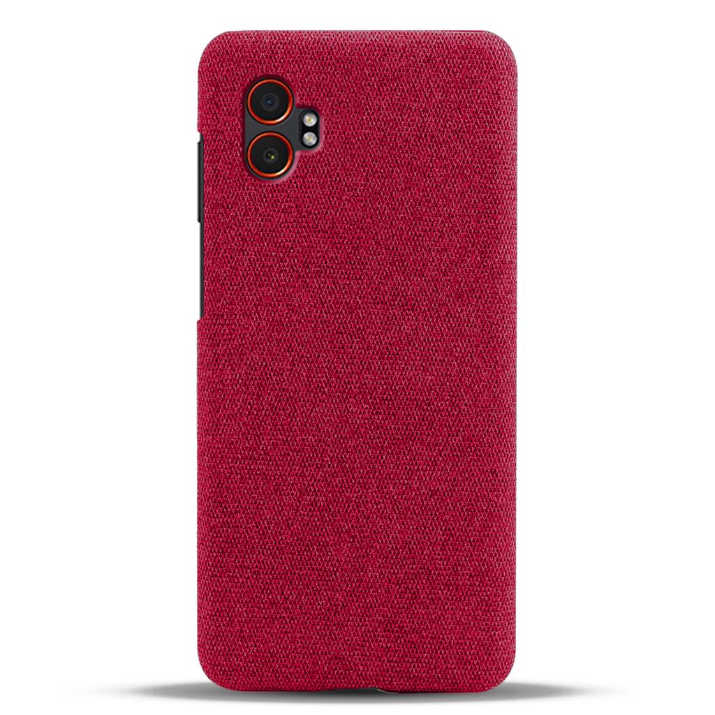 For Samsung Galaxy XCover7 Pro Phone Case Cloth Texture Anti-Scratch Protective PC Back Cover