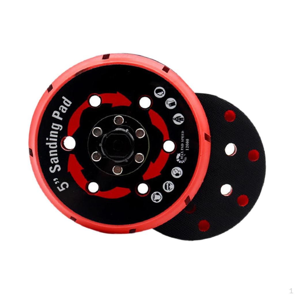 Sander Pad Backing Plate Accessories Easy to Use Convenient Hook and Loop Multi Hole for