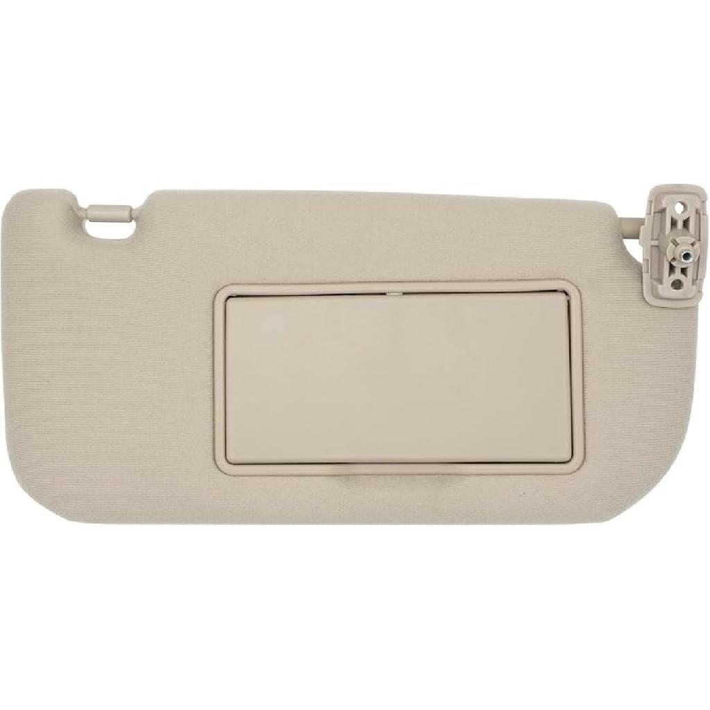 NHILES Driver Left Side Sun Visor Replacement Fits for KIA Sportage 2005-2010 Sunshade Without Light 85202-1F090LX Color Gray