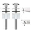2Pcs Stainless Steel Toilet Seat Bolts Kit Rust Resistant Toilet Seat Screws  Bathroom Toilet Repair
