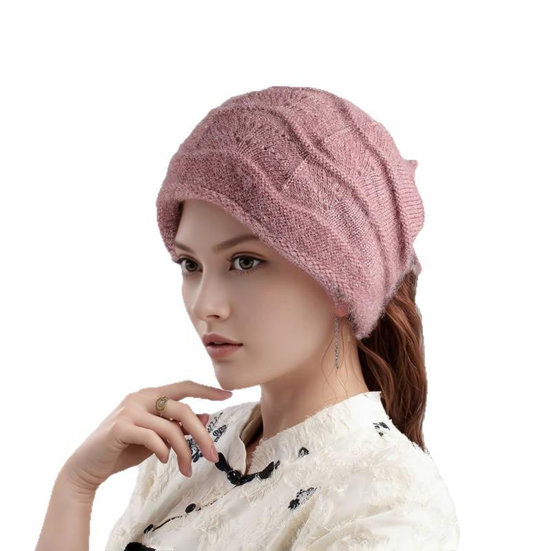 Korean Style Dual-Use Women's Knitted Beanie & Neck Warmer