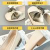 Augustine with Skirt Single Shoes Women's Summer Soft-soled Flats Doudou Shoes Women's Shoes Soft Leather Grandma Loafers