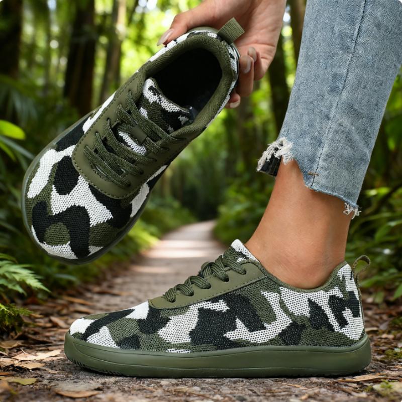 

New Women s Fashi Camouflage Mesh Sneakers Lightweight Platform Casual Shoes Breathable N-slip Walking Footwear Women Shoes 46 армія зелений колір