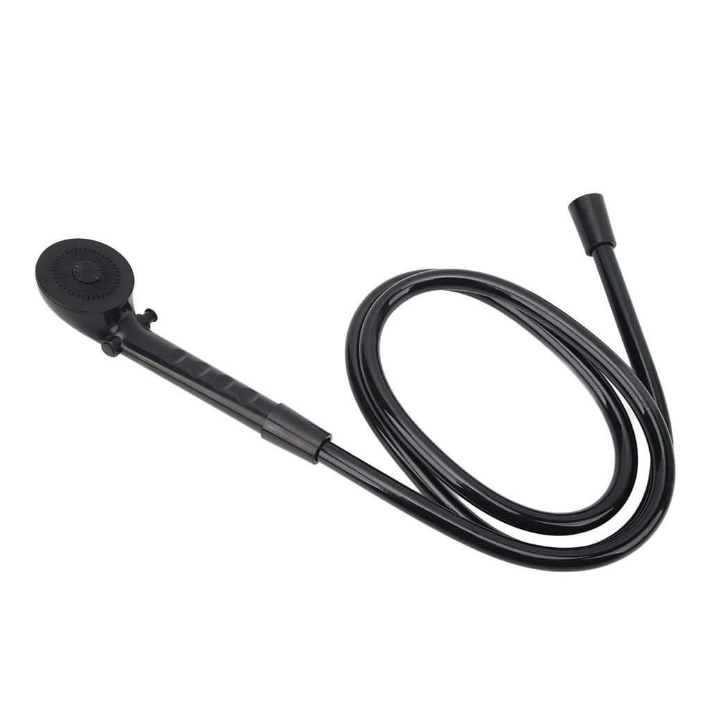 Hand Held Shower Set 1.5m Hose 3 Position Shower Head for RV Camper Van Travel Trailer Motorhome Boat Black