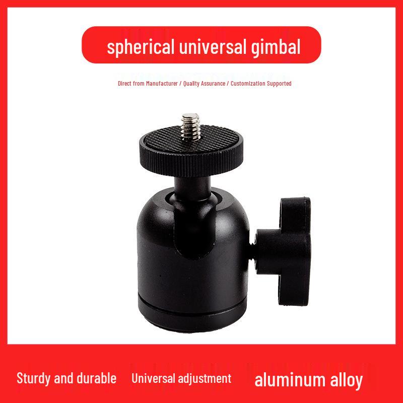 

Q36 Panoramic Aluminum Ball Head for Live Streaming & Photography - Universal Rotating 1/4 Screw Q36