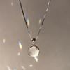 Necklace White Chalcedony Light Luxury Design High Sense Gentle Fairy Clavicle Chain Female Student