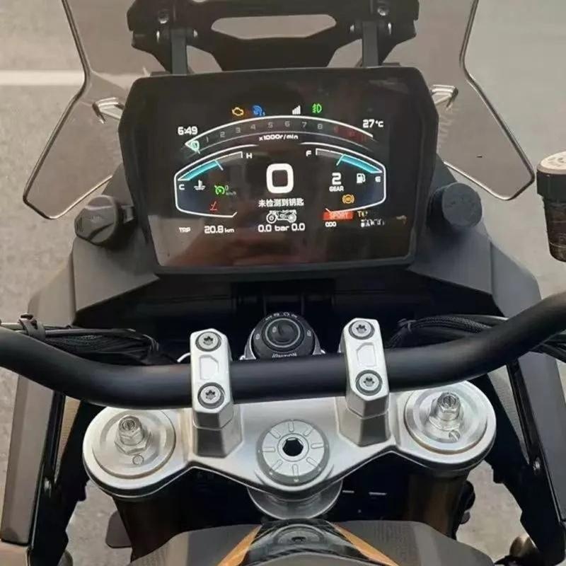 Robust Plastic Dashboard Protectors For DS625X DS525X Motorcycle UV Heat Resistance Scratch Proof Easy Install Accessory