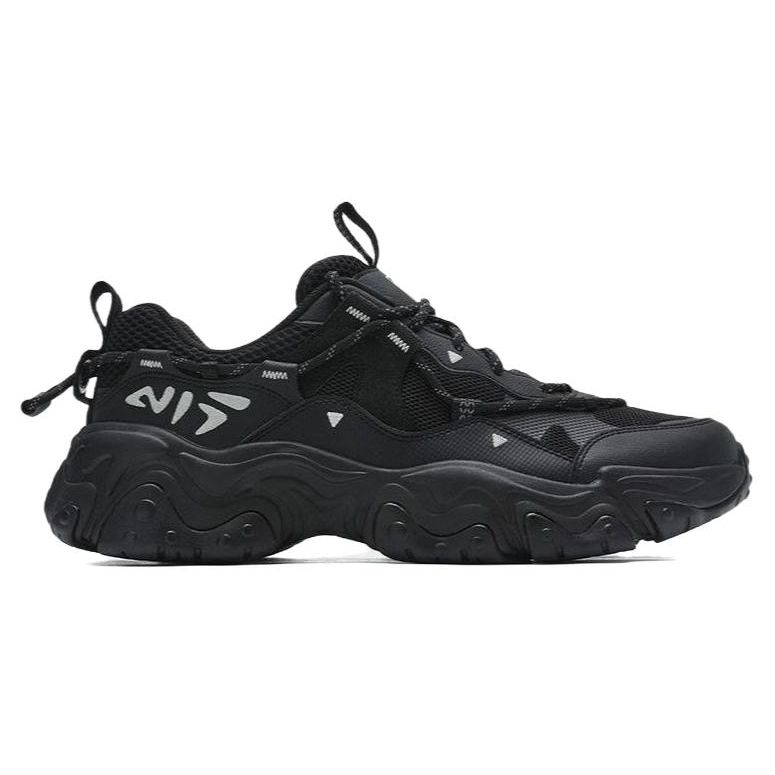 Fila Fluid 5 Cat Paw 5.0 Lace-Up Durable Low-Top Casual Shoes Men Sneaker Black F12M422103FBK