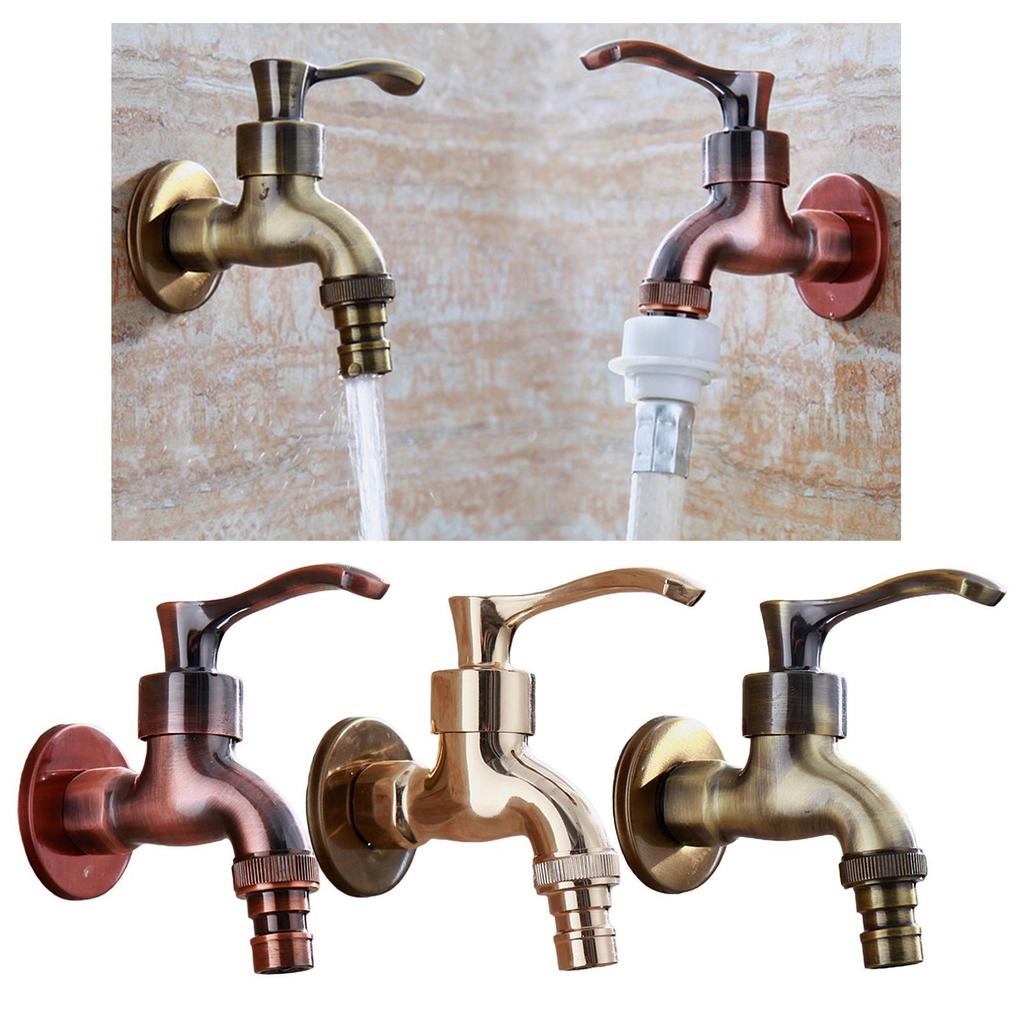 Laundry Bathroom Washing Machine Faucet Mop Pond Bibcock Wall Mounted Tap