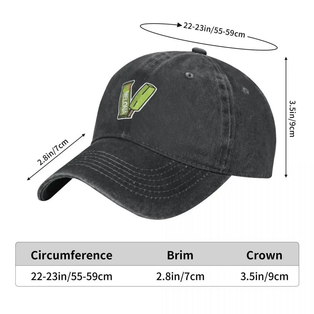 Melona Bar Cowboy Hat Visor Military Cap Man Luxury Hat Women's Hats Men's