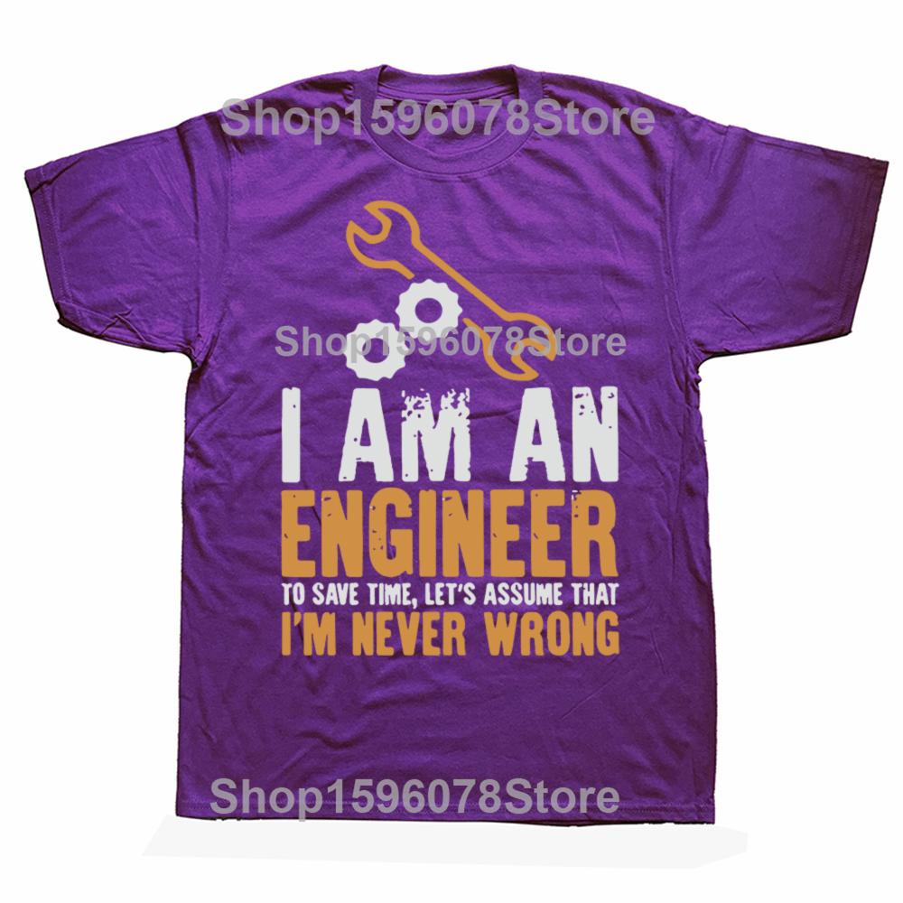 Funny Trust Me Im An Engineer Graphic Tshirts Men Womens Fashion Casual Tshirt 100 Cotton Loose Oversized T Shirt Summer