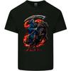 The Grim Reaper On Horseback Skull Unisexs Light Cotton TShirt