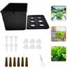 Top Quality Hydroponic Seedling Starter Kit, Indoor Soilless Vegetable and Herb Growing System, Perfect for Balcony Gardening