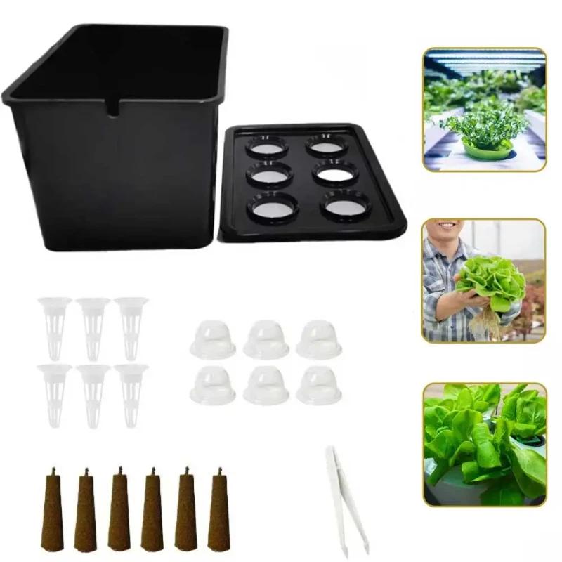 Top Quality Hydroponic Seedling Starter Kit, Indoor Soilless Vegetable and Herb Growing System, Perfect for Balcony Gardening