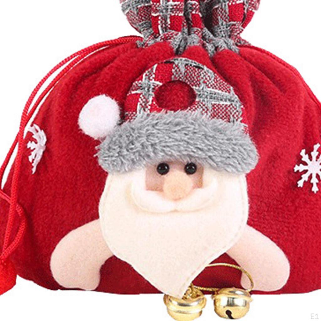 Sacos de Doces de Natal Pacote Armazenamento, Enfeites Saco de Chocolate, Presente