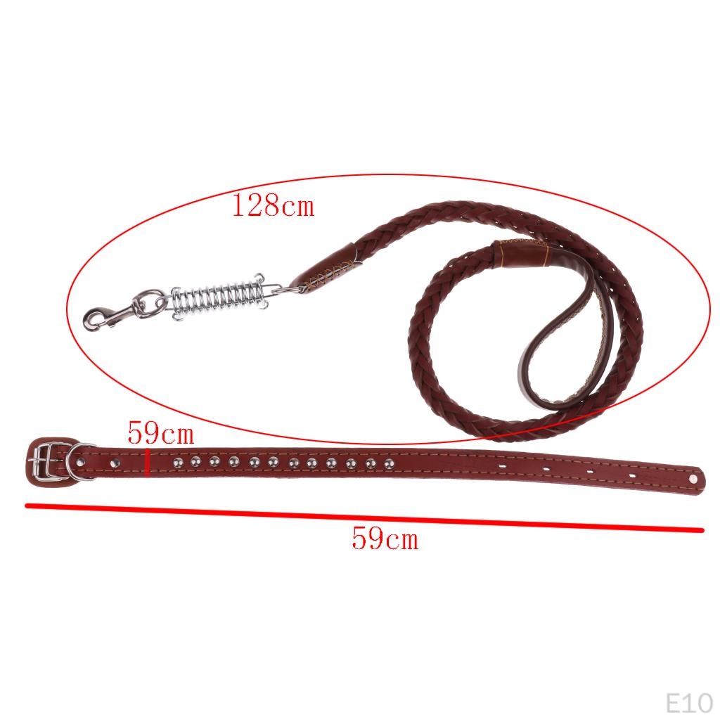 Pet Walking Training Dogs Leashes Medium Puppy Black,Brown