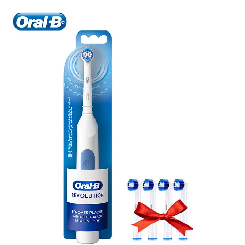 

Электрическая зубная щетка Oral B DB400 Взрослая зубная щетка Вращение Питание от батареек Зубные щетки 1 зубная щетка 4 дополнительные насадки
