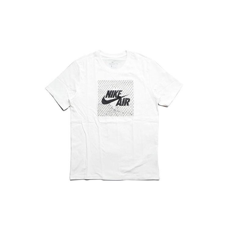 Nike Logo Printing Round Neck Short Sleeve White Men s AR5034-100 XXXXL