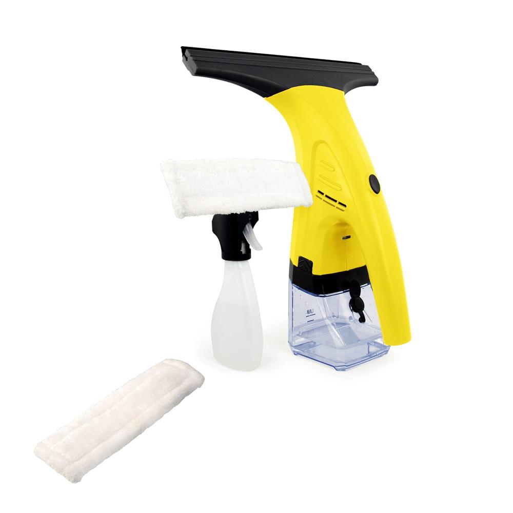 

Ручной очиститель окон, мойщик стекла, портативный вакуумный скребок, перезаряжаемый очиститель, подходит для душевой кабины, зеркала, стекла и столешницы жёлтый
