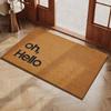 Classic Simple Doormat Machine Washable Entrance Carpet Non-Slip Soft Door Mat Home Decorative Mat for Living Room and Bedroom